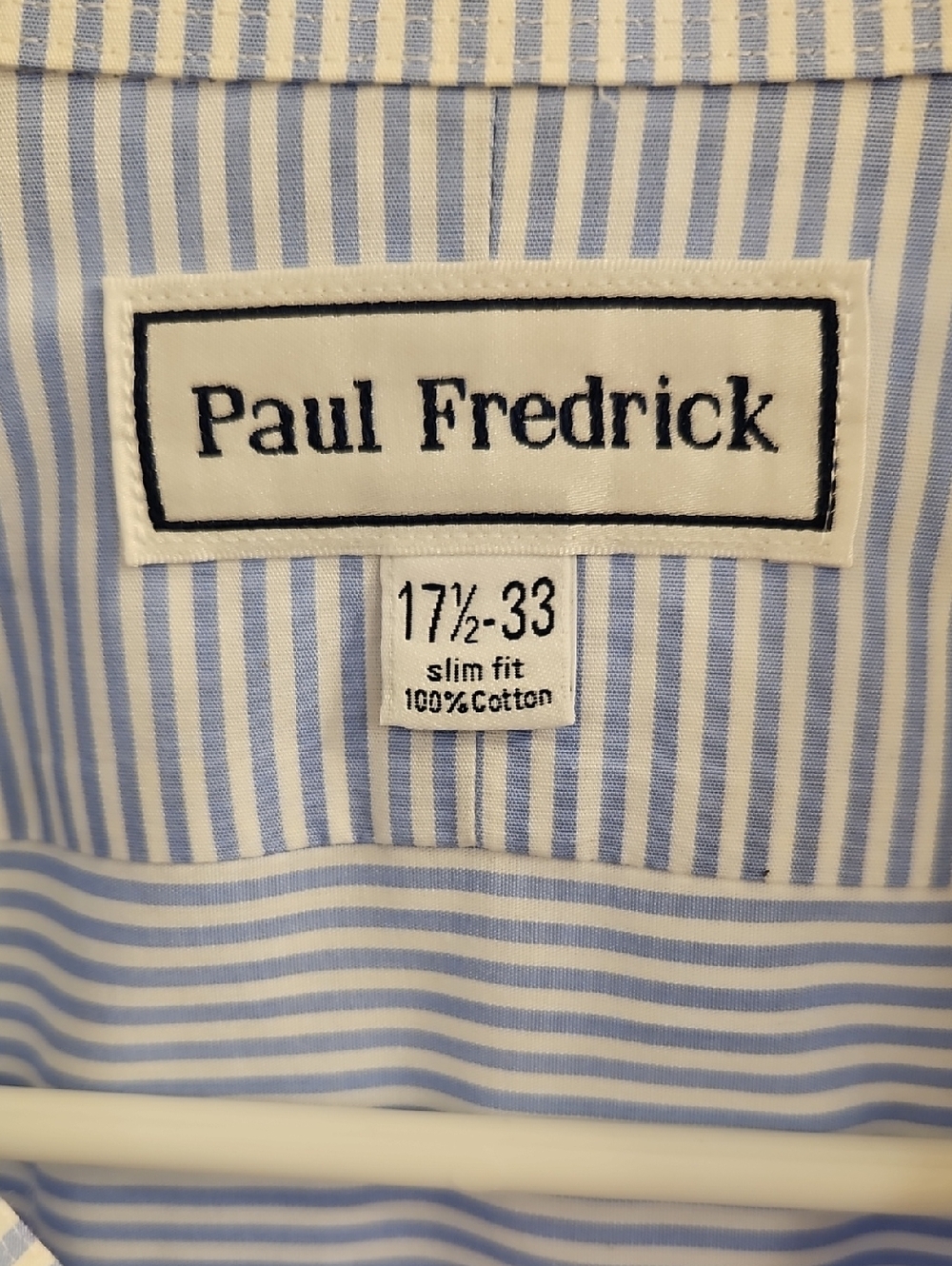 Mens Striped Dress Shirt - Picture 2 of 6